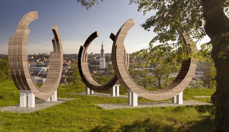 Vizualizace, vyhlídkový objekt na Hrádku v Třebíči