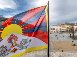 Jihlava na známku solidarity vyvěsila tibetskou vlajku, již posedmnácté za sebou