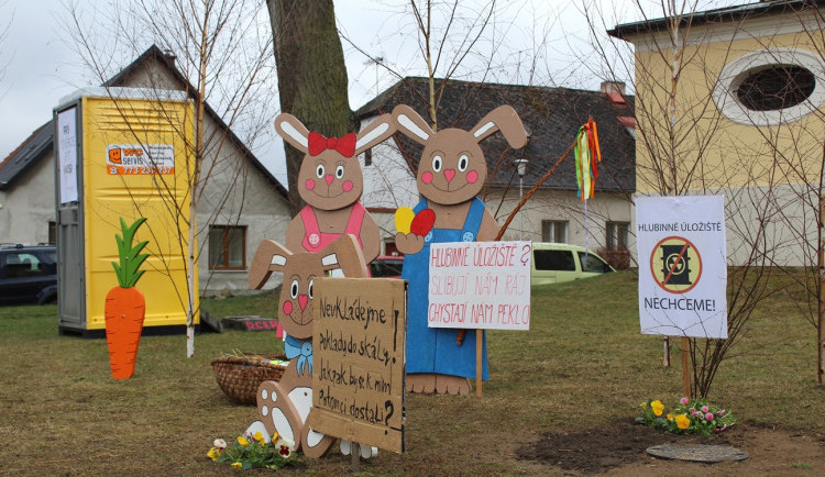 Lokality vybrané pro hlubinné úložiště chystají na 15. dubna další protestní den. Zapojí se i Vysočina