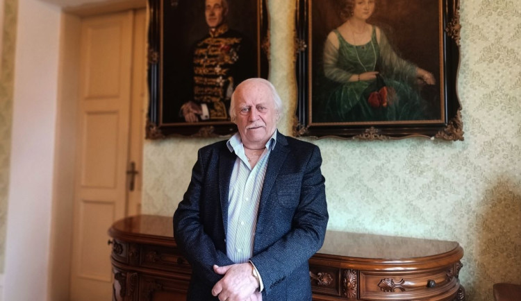 Hermenegild Jireček v penzionu Waldsteinovo Zátiší