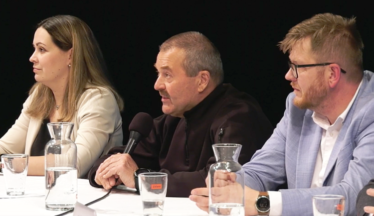 (Zleva) Kateřina Fuxová, Jen Frenc, Petr PIáček