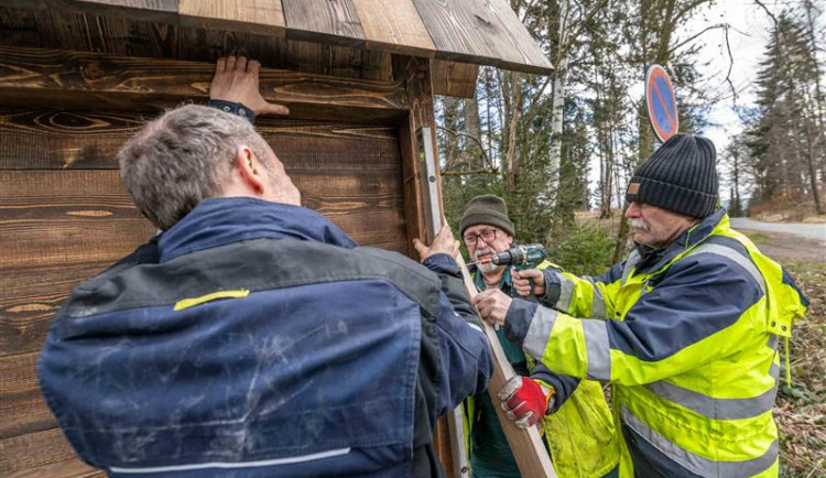 Nové výchozí místo Hornické naučné stezky
