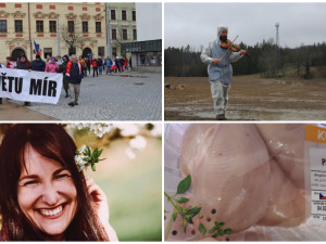 DUBEN 2023: „Chcimíři" v Jihlavě, rozhovor s psycholožkou, nemoc v kuřecím mase, Den proti úložišti