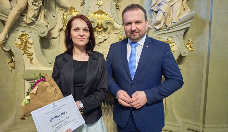 Libuše Musilová a ministr práce a sociálních věcí Marian Jurečka 