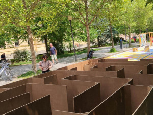 Místo parkoviště barevná promenáda. Festival Landscape na týden proměnil ulici Jana Masaryka