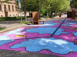 ANKETA: Místo parkoviště barevná promenáda. Festival Landscape na týden proměnil ulici Jana Masaryka