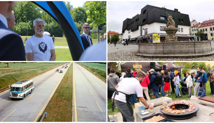 KVĚTEN NA DRBNĚ: Prezident na Vysočině, Jihlava má veřejné griloviště, výročí Prioru a dálnice D1