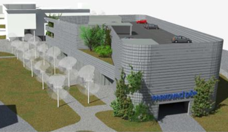 U třebíčské nemocnice vyroste parkovací dům. Stavba vyjde na 180 milionů, hotova má být na jaře 2025