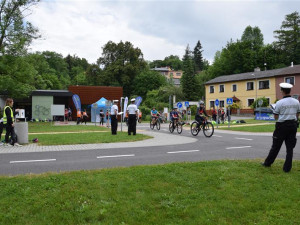 FOTO: V Jihlavě soutěžili mladí cyklisté. První místo brali žáci z Černovic a Radostína nad Oslavou