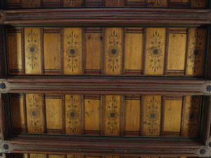 Strop v Nové synagoze, autor: Jiří Kolumb Markytán