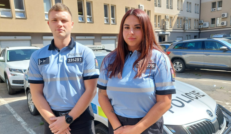 Zleva: Jiří Marek a Dominika Poláková