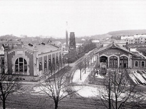 Odbočka do dnešní Gorkého ulice