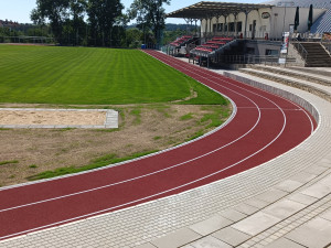 FOTO: Sportovní stadion Sokola v Telči prošel celkovou rekonstrukcí