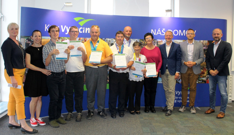 Sportovci z jihlavského stacionáře a Sportovního klubu Ježci