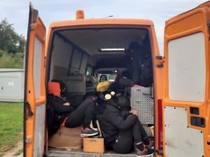 Přes Vysočinu cestovali další migranti ze Sýrie. V jedné dodávce se jich tísnilo sedmadvacet