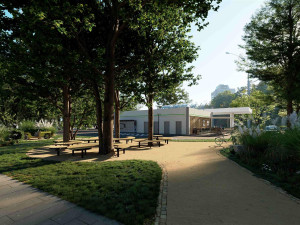 Jihlava bude zase o něco hezčí, u čerpací stanice OMV vznikne odpočinková zóna nejen pro motoristy