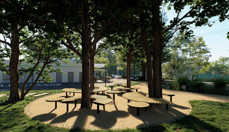 Jihlava bude zase o něco hezčí, u čerpací stanice OMV vznikne odpočinková zóna