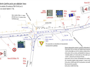 Rizikovou křižovatku u Vícenic čeká úprava. Přibude odbočovací pruh a změní se nejvyšší povolená rychlost