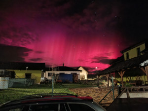 Nedělní nebe nad Vysočinou ozdobila polární záře. Takovou jsme nezažili již roky, říkají astronomové