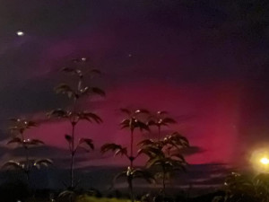 Nedělní nebe nad Vysočinou ozdobila polární záře. Takovou jsme nezažili již roky, říkají astronomové