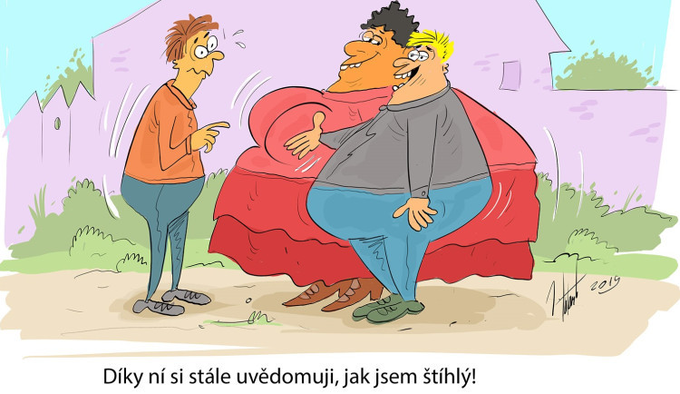 ORAŽENÉ OBRÁZKY: Listopadová dávka vtipů od kreslíře Jana Tatarky