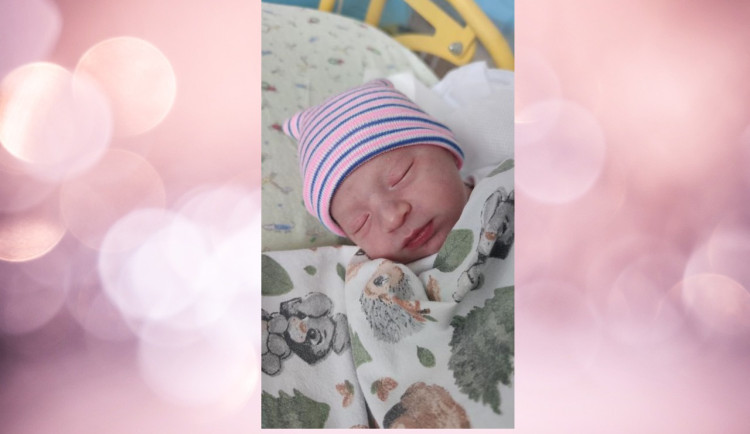První narozené miminko v jihlavské nemocnici v roce 2024 Luka