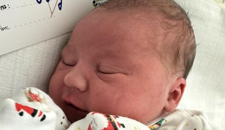Prvním miminkem letošního roku narozeným na Vysočině je chlapeček Makar