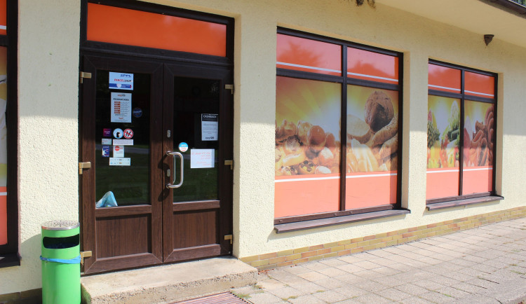 Obchod v Řehořově.