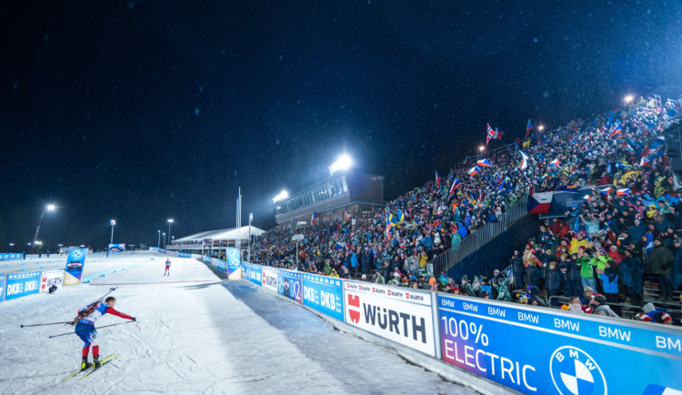 Krčmář byl ve stíhačce na domácím MS osmnáctý, titul obhájil Johannes Bö
