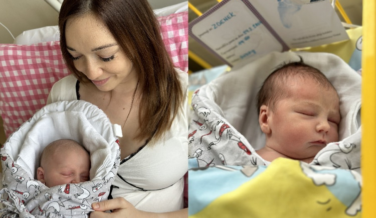 Meda a Zdeněk narození 29. února 2024. Foto: poskytla Nemocnice Třebíč