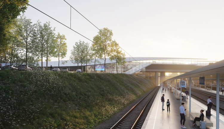 FOTO: Soutěž na návrh terminálu vysokorychlostní tratě v Jihlavě vyhrálo francouzsko-české sdružení