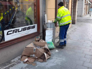 Černé skládky v Jihlavě. Foto: poskytly Služby města Jihlavy