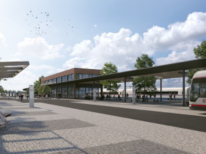 VIDEO: Výstavba dopravního terminálu v Jihlavě začne v létě. Přibydou dvě nástupiště a parkoviště pro 68 aut