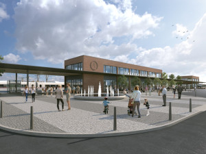 Vizualizace budoucí podoby CDT v Jihlavě