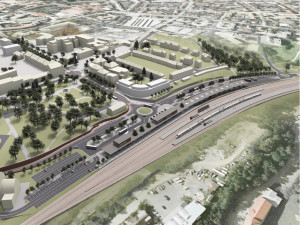 Vizualizace budoucí podoby CDT v Jihlavě