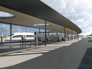 Vizualizace budoucí podoby CDT v Jihlavě