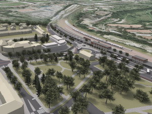 Vizualizace budoucí podoby CDT v Jihlavě