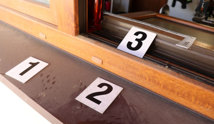 Fotografie z místa činu. Foto: poskytla Policie ČR