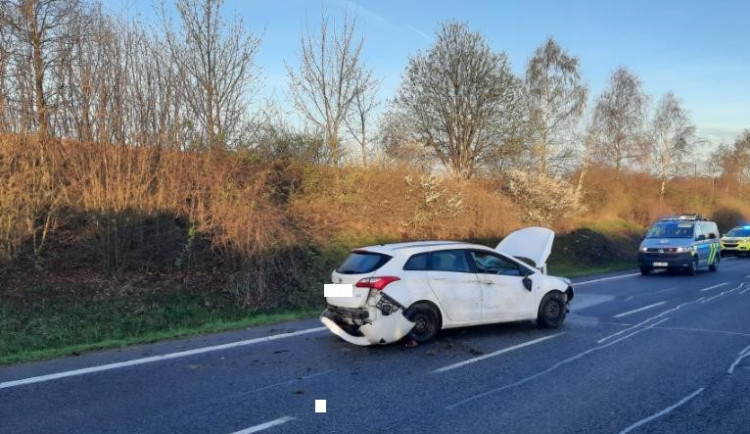 Foto nehody na Jihlavsku. Foto: poskytla Policie ČR