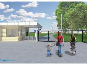 Koupaliště Polanka bude mít novou podobu. Foto: poskytlo Město Třebíč