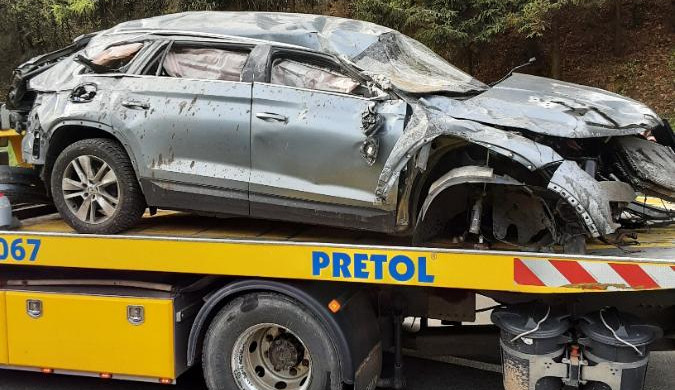 Vážná nehoda zastavila provoz na D1, na místě byl i vrtulník. Nebyli jste svědky incidentu?