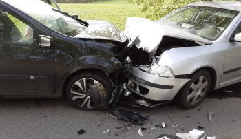 Foto nehody u Luk nad Jihlavou. Foto: poskytl Hasičský záchranný sbor Kraje Vysočina