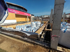 Fotky ze začátku dubna. Foto: poskytl Metrostav DIZ