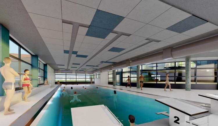 Vizualizace nového plaveckého bazénu. Zdroj: Aquapark Vodní ráj Jihlava/Facebook