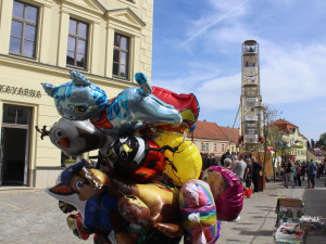 V Třešti si o víkendu užívali pouťové atrakce. Přálo tomu slunečné počasí
