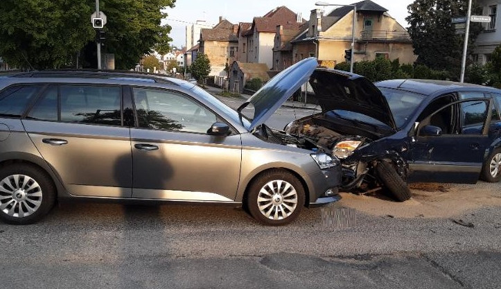 Nehoda v Havlíčkově Brodě. Foto: poskytla Policie ČR
