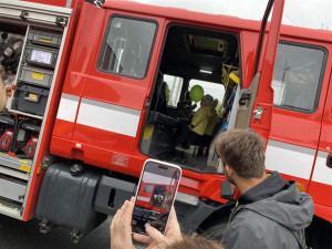 Děti slavily svůj svátek s krajskými záchranáři. Přišly na dva tisíce lidí