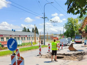 Omezení směrem na Brtnici. Začaly opravy Brtnické a Musilovy ulice, první etapa vyjde na 28 milionů korun