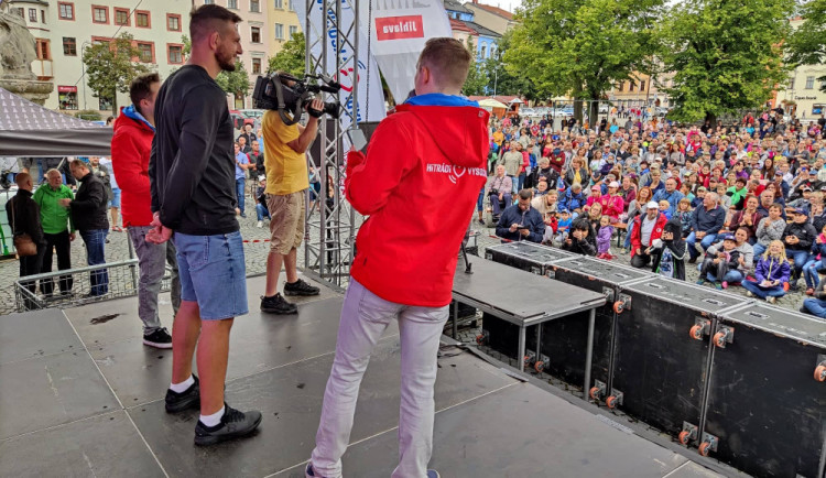 Ilustrační foto, vítání olympijského vítěze Lukáše Krpálka v roce 2021 na Masarykově náměstí