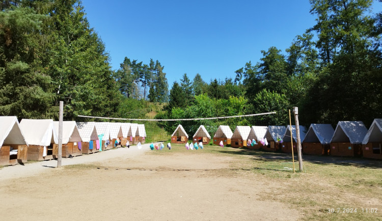 Letní tábor na Žďársku. Foto: se souhlasem Krajské hygienické stanice kraje Vysočina
